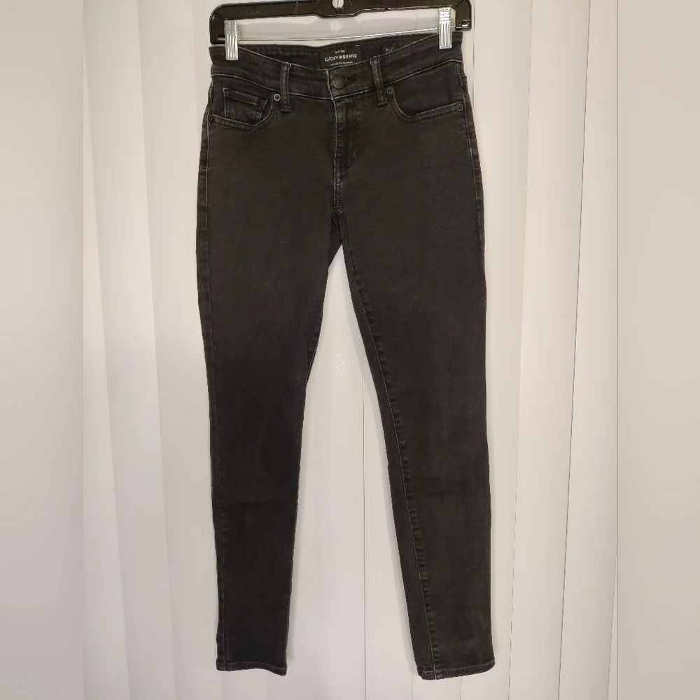 Lucky Brand black Stella skinny jeans size 25 - Picture 1 of 3